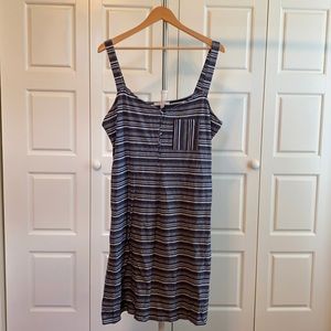 Knit striped dress